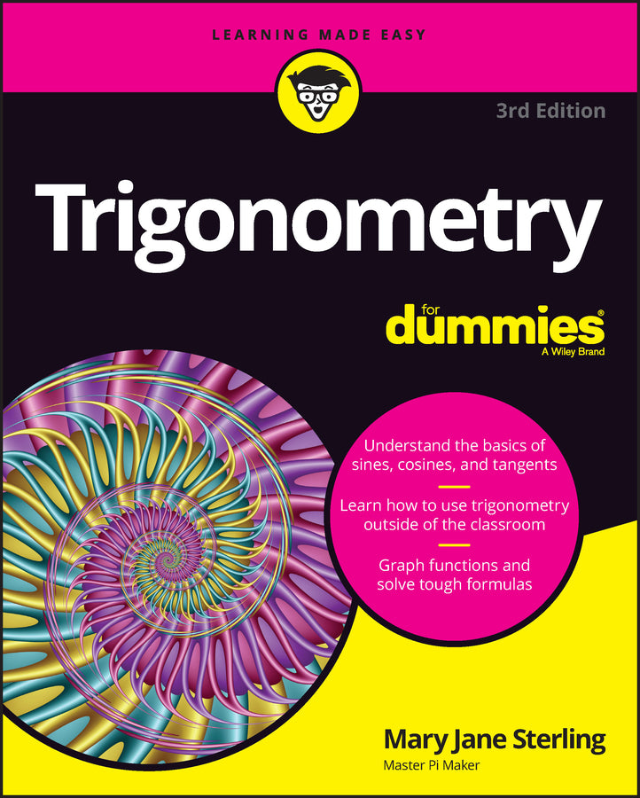 Trigonometry For Dummies, 3rd Edition (Paperback / softback) 9781394168552