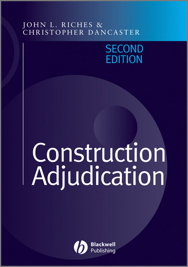 Construction Adjudication 2e (Hardback) 9781405106351