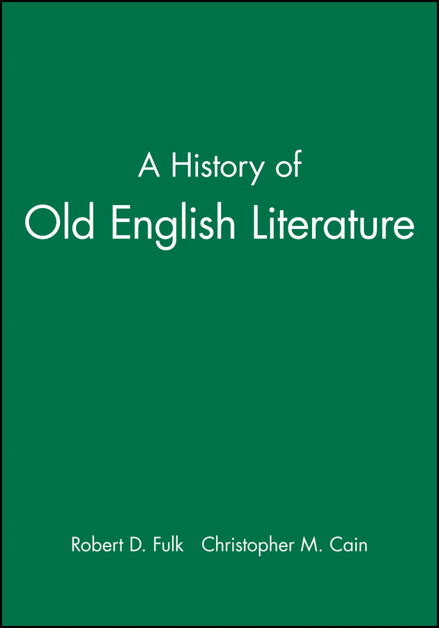 A History of Old English Literature (Paperback / softback) 9781405121811