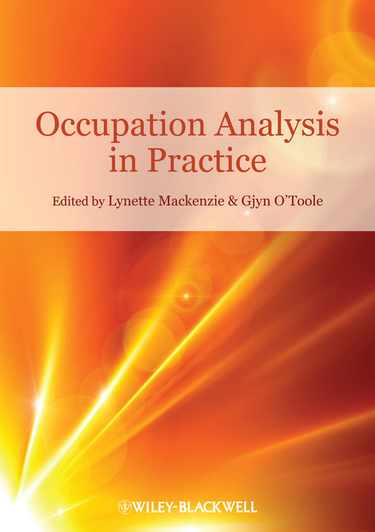 Occupation Analysis in Practice (Paperback / softback) 9781405177382