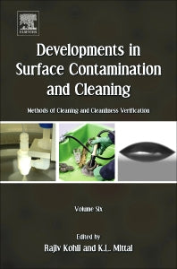 Developments in Surface Contamination and Cleaning - Vol 6; Methods of Cleaning and Cleanliness Verification (Hardback) 9781437778793