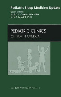 Pediatric Sleep Medicine Update, An Issue of Pediatric Clinics (Hardback) 9781455704835