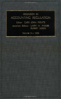 Research in Accounting Regulation (Hardback) 9781559388832