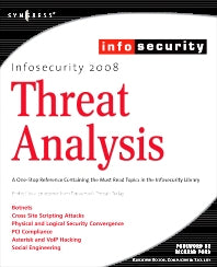 InfoSecurity 2008 Threat Analysis (Paperback / softback) 9781597492249