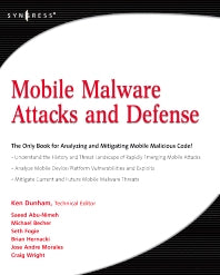 Mobile Malware Attacks and Defense (Paperback / softback) 9781597492980