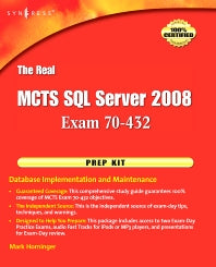 The Real MCTS SQL Server 2008 Exam 70-432 Prep Kit; Database Implementation and Maintenance (Paperback / softback) 9781597494205