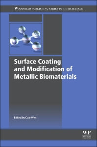 Surface Coating and Modification of Metallic Biomaterials (Hardback) 9781782423034