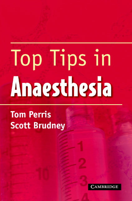 Top Tips in Anaesthesia (Paperback / softback) 9781841101712