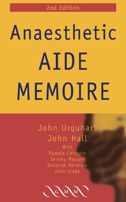 Anaesthetic Aide Memoire (Paperback / softback) 9781841101927