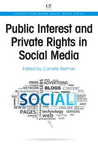 Public Interest and Private Rights in Social Media (Paperback / softback) 9781843346937