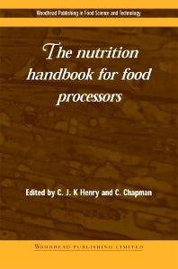 The Nutrition Handbook for Food Processors (Hardback) 9781855734647