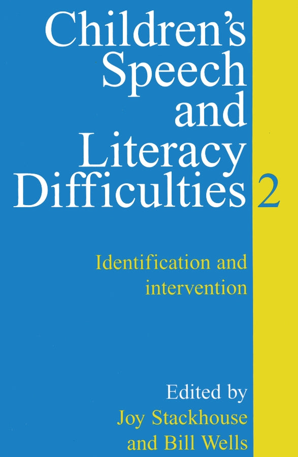 Children?s Speech and Literacy Difficulties Book 2  – Identification and Intervention (Paperback / softback) 9781861561312