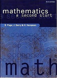 Mathematics; A Second Start (Paperback / softback) 9781898563044