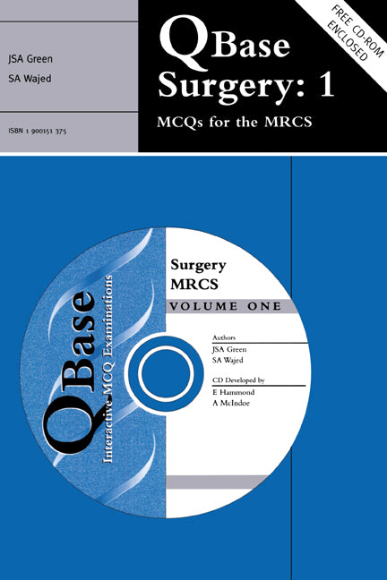 QBase Surgery: Volume 1, MCQs for the MRCS (Multiple-component retail product) 9781900151375