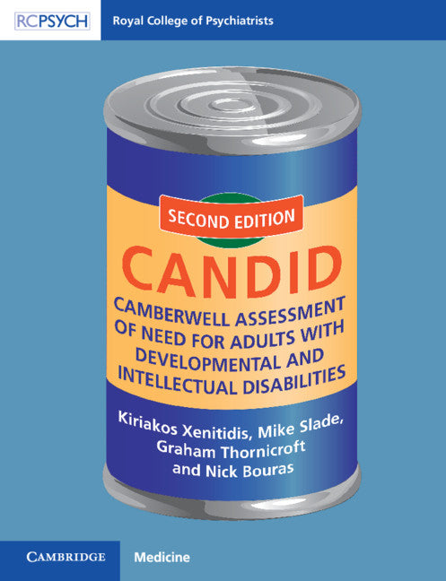 Camberwell Assessment of Need for Adults with Developmental and Intellectual Disabilities; CANDID (Paperback / softback) 9781911623489