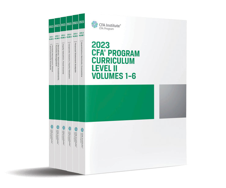 2023 CFA Program Curriculum Level II Box Set (Paperback / softback) 9781953337184