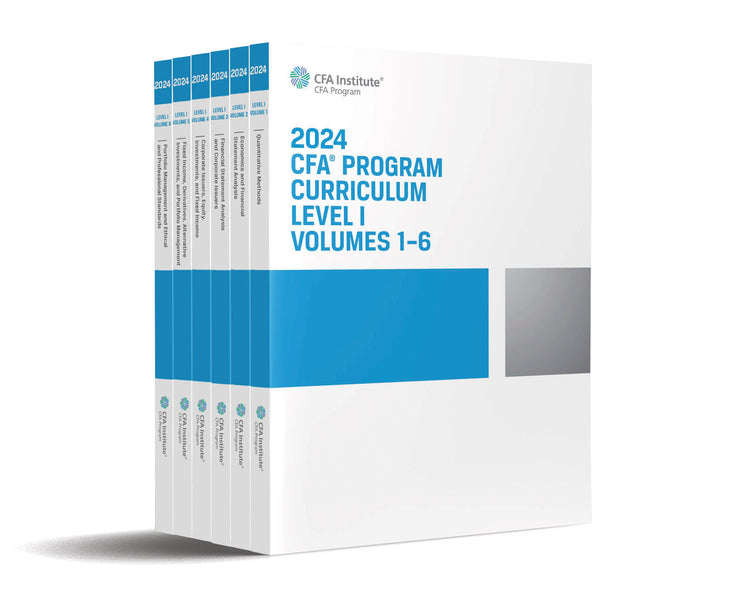 2024 CFA Program Curriculum Level I Box Set (Paperback / softback) 9781953337672